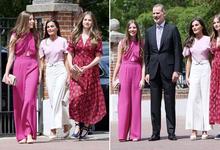 16岁西班牙小公主出席坚信礼,粉色套装像妈妈,17岁姐姐也好看-沐风文化