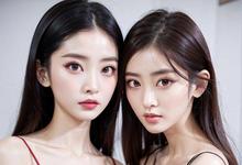 东方的明珠:双胞胎旗袍女子写真,展现东方女性美-沐风文化